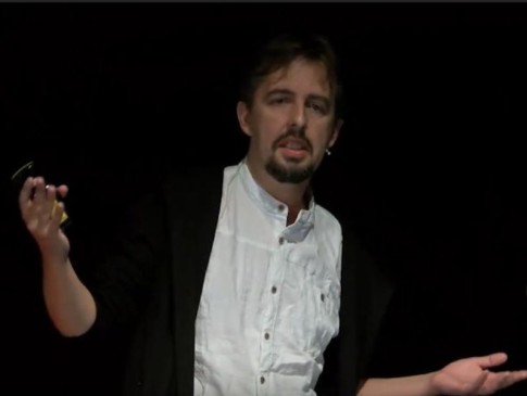 Jacek Nagłowski podczas konferencji Digital Cultures 2019 w Warszawie | Jacek Nagłowski during the Digital Cultures 2019 conference in Warsaw