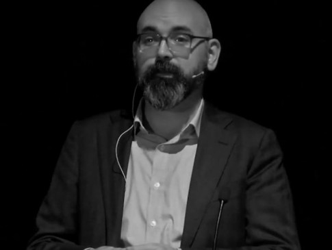 Josh Hadro podczas konferencji Digital Cultures 2019 w Warszawie | Josh Hadro during the Digital Cultures 2019 conference in Warsaw