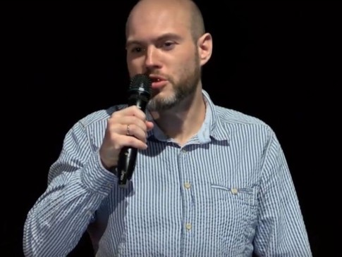 Igor Hardy podczas konferencji Digital Cultures 2019 w Warszawie | Igor Hardy during the Digital Cultures 2019 conference in Warsaw
