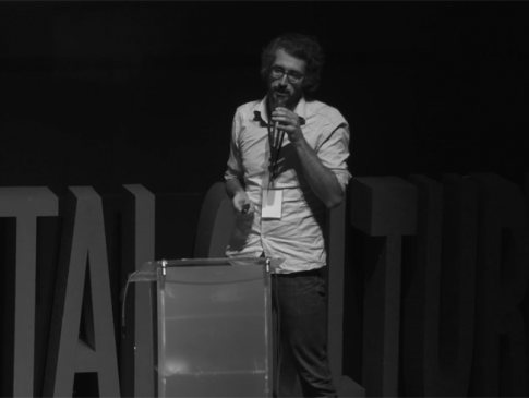 Prezentacja Flourent Maurin podczas konferencji Digital Cultures 2018 | Flourent Maurin presentation during Digital Cultures 2018 conference